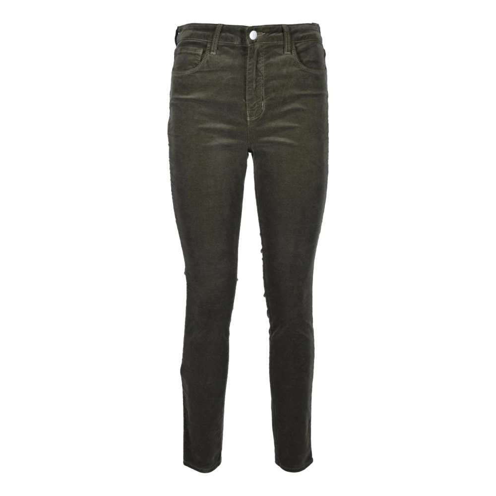 L'Agence Katoenmix Spandex Broek Green Dames