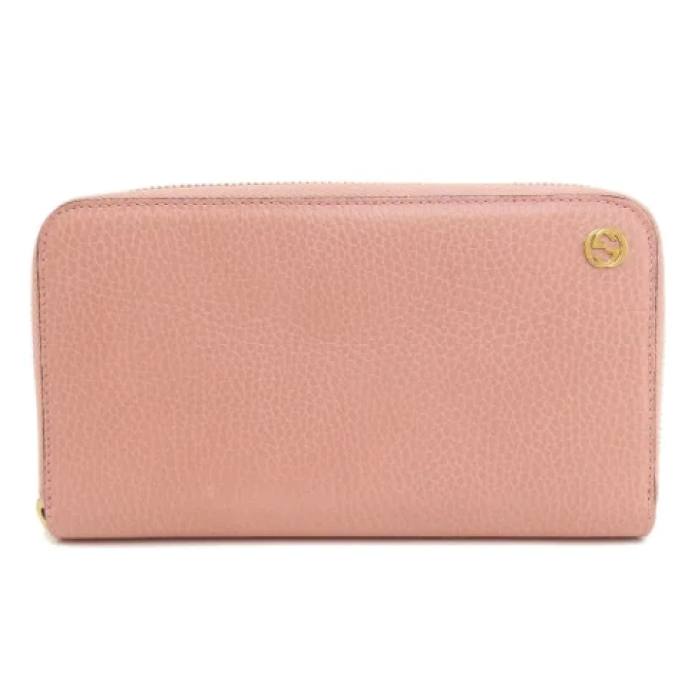 Gucci Vintage Pre-owned Leather wallets Pink Dames