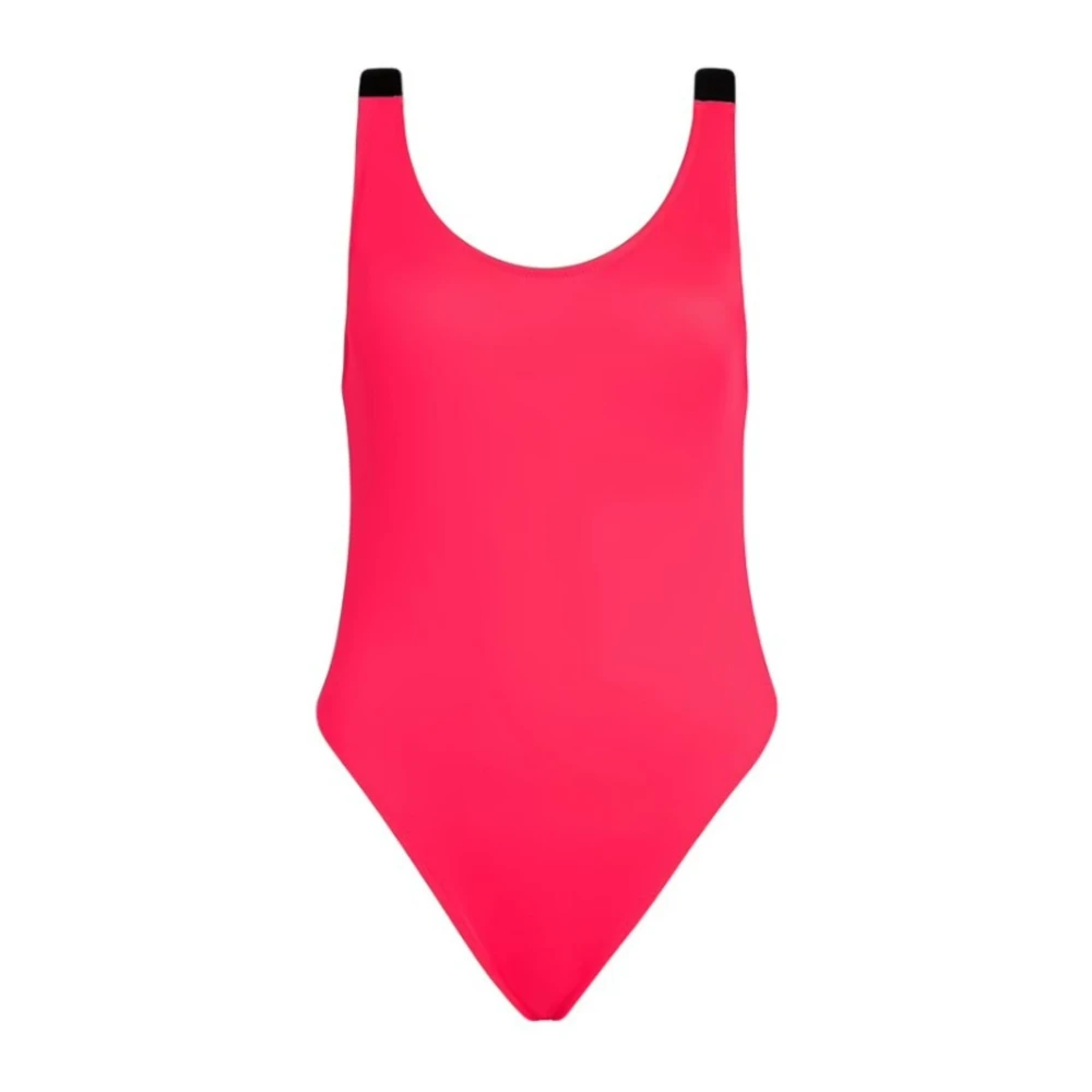 Calvin Klein Donna Rosa - Costume Da Bagno Intero Con Scollo Sulla Schiena - Swimwear - M