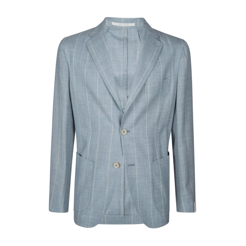 Eleventy Herren Blau Jacken, 4XLgröße: