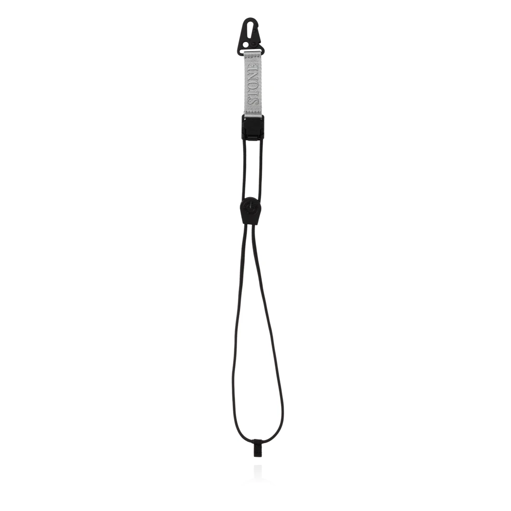 Stone Island Lanyard met logo Gray Heren