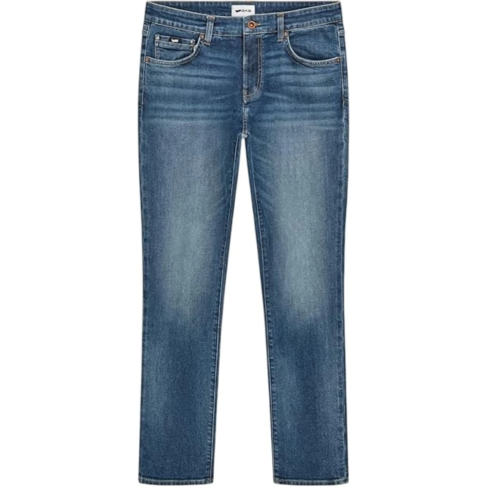 Gas Men's Blue Slim Fit Jeans, W31, Albert Slim-Fit Jeans