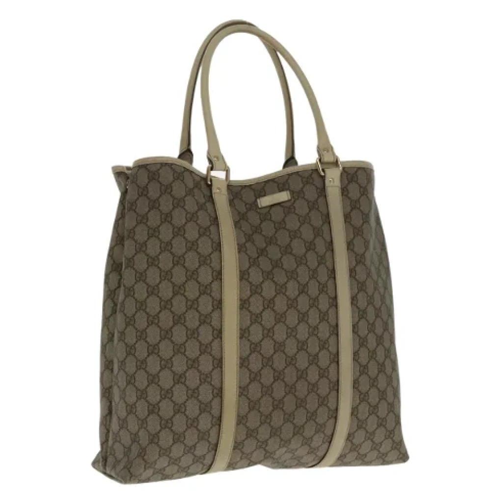 Gucci Vintage Pre-owned Leather gucci-bags Beige Dames