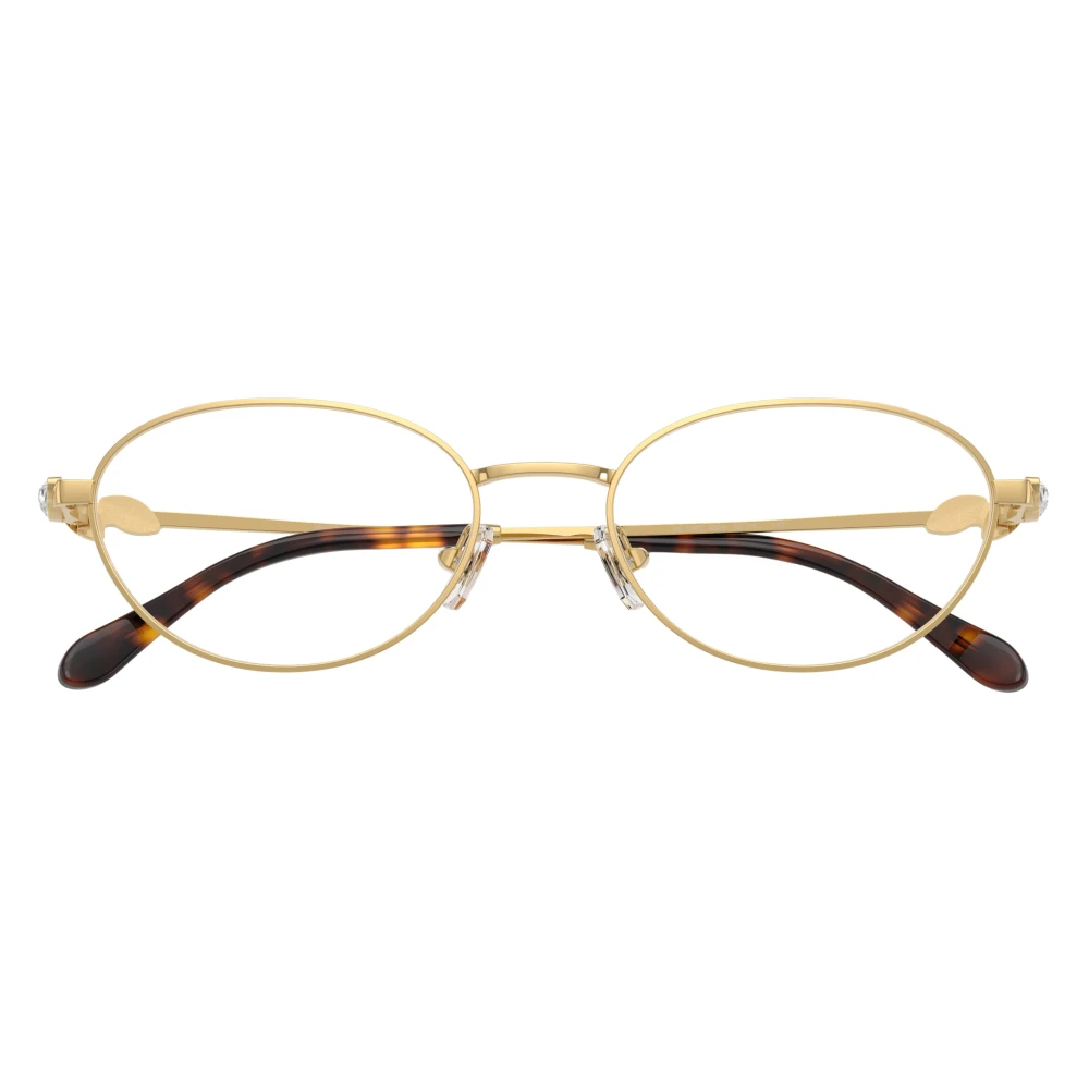 Swarovski Gold Sk1043 4004 Woman Optical Frames Metal Transparent Round Normal - Image 2