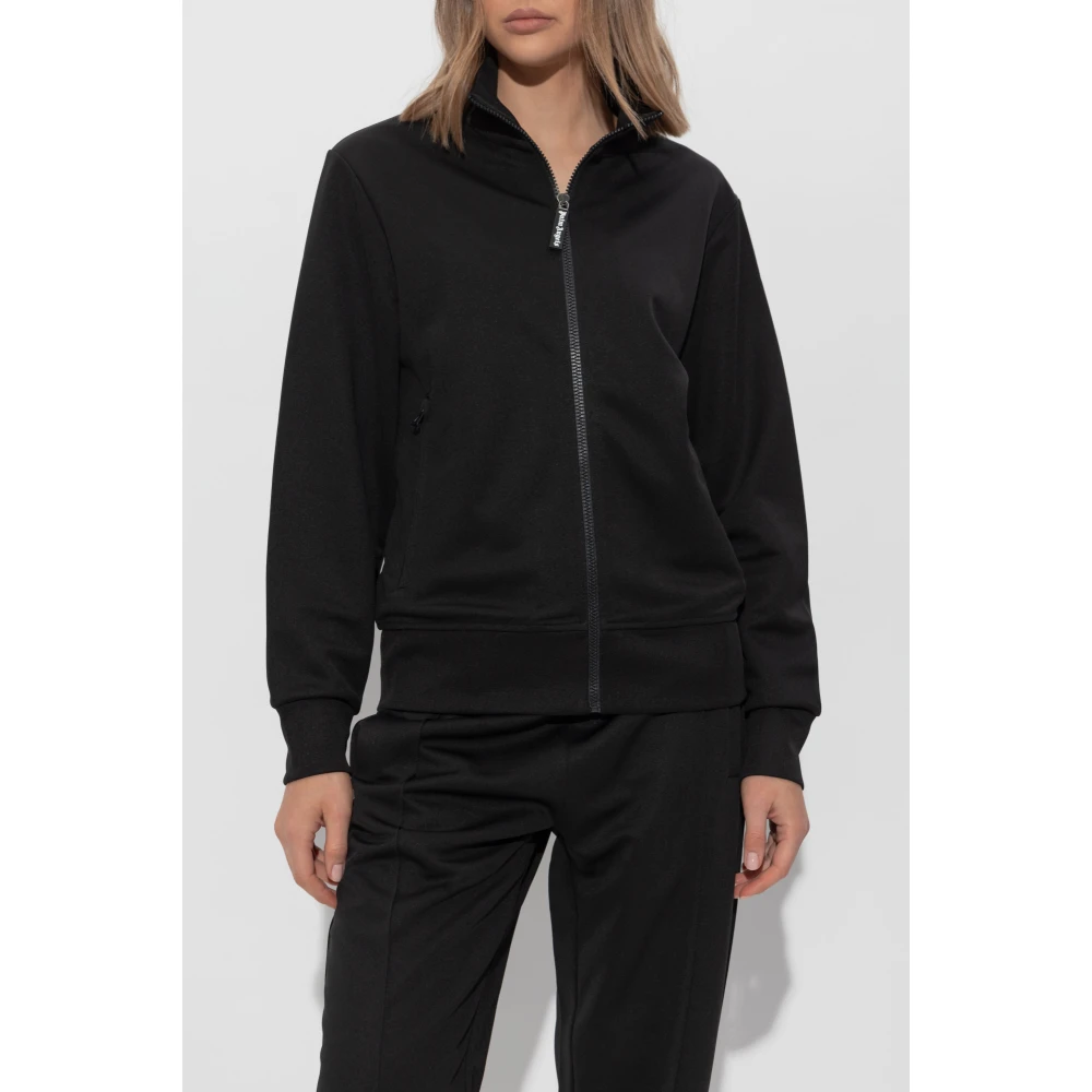 Palm Angels Sweatshirt met opstaande kraag Black Dames