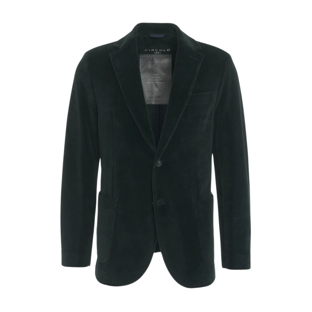 Circolo 1901 Groene Blazer Aw24 Green Heren