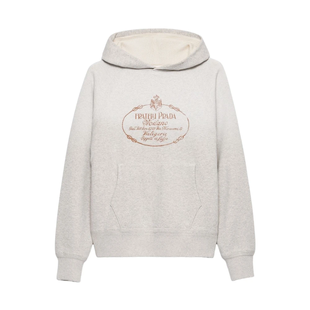 Prada - Kapuzenpullover - Sweatshirts & Hoodies - Damen - Grau - M - Bild 3