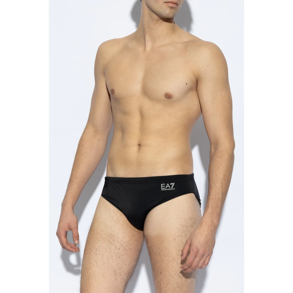 Emporio Armani EA7 Zwembroek Black Heren