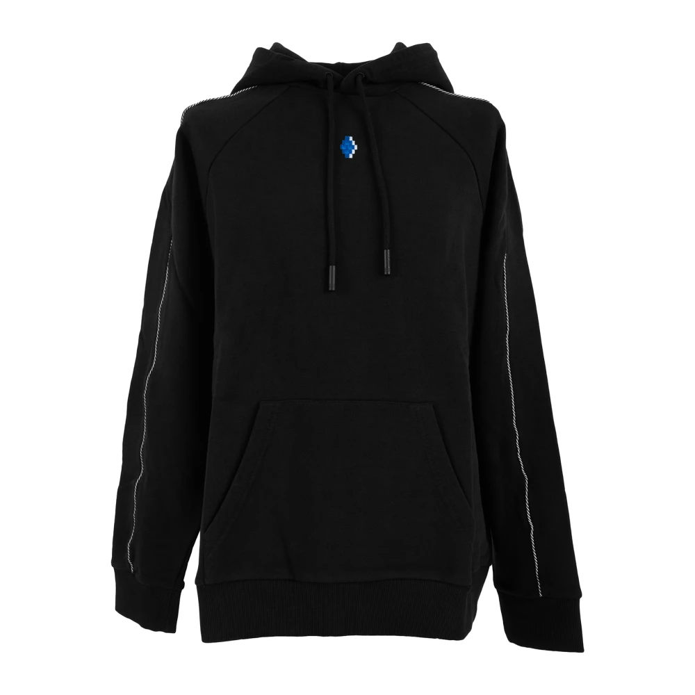 Marcelo Burlon Zwarte hoodie met print Black Heren