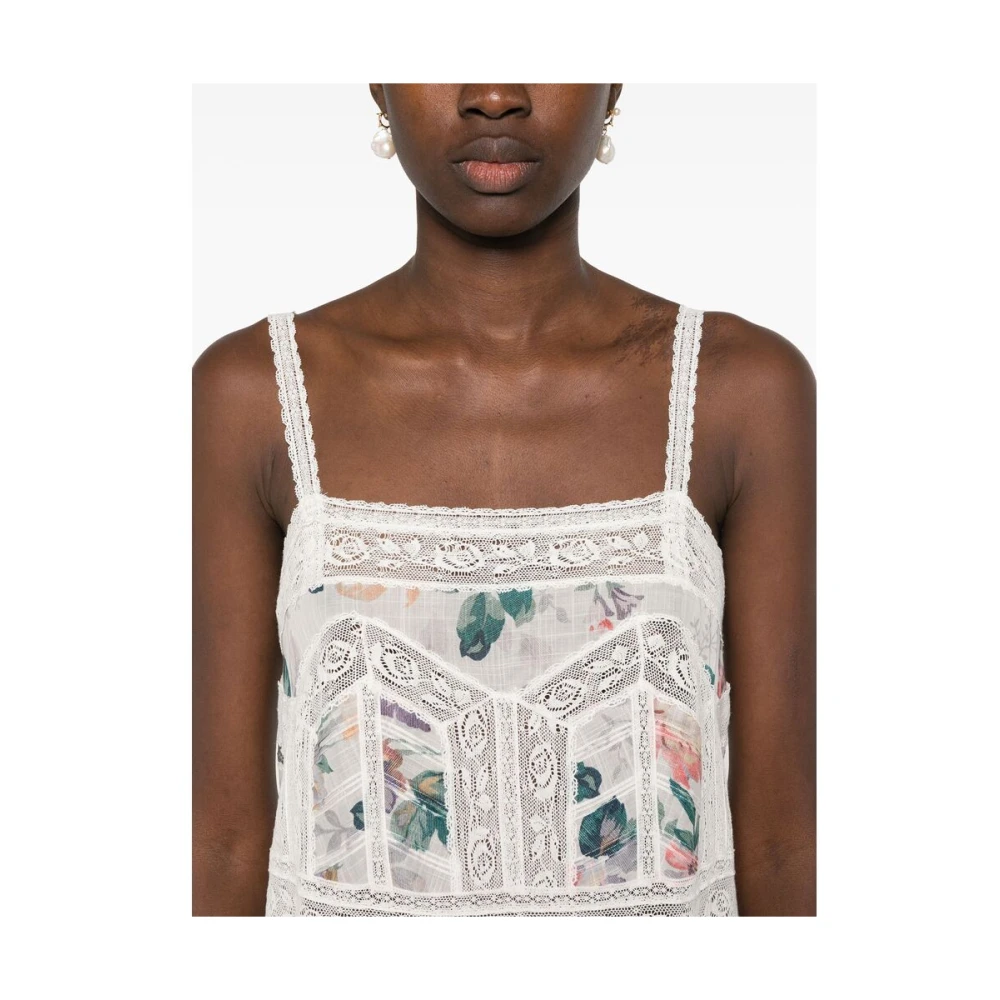 Zimmermann Bloemen Kant Jurk Multicolor Dames