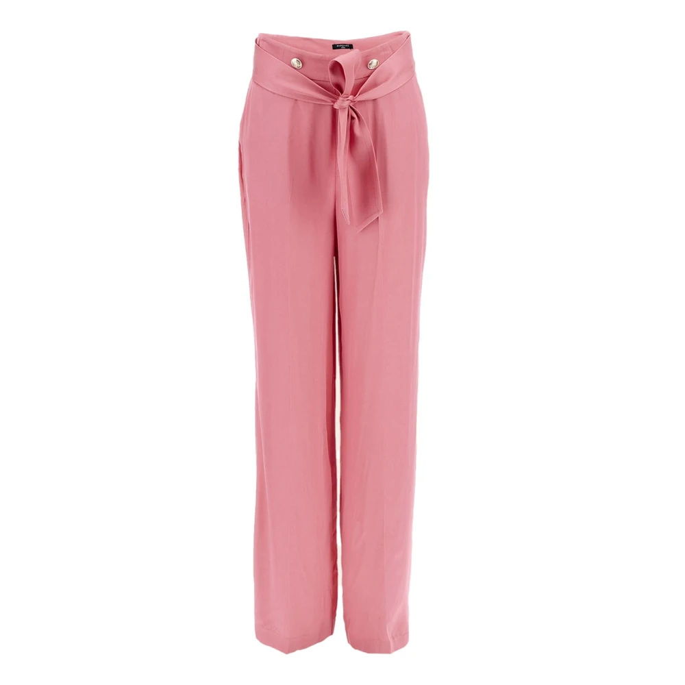 Guess Roze Palazzo Broek Pink Dames