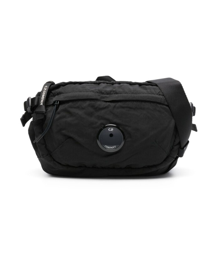 sac-banane-en-nylon-noir-avec-panneau-en-mesh