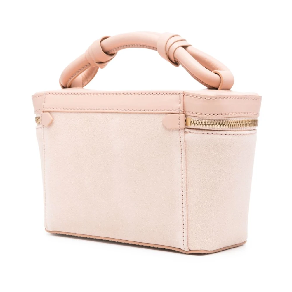 Balmain Roze Schoudertas voor Vrouwen Beige Dames