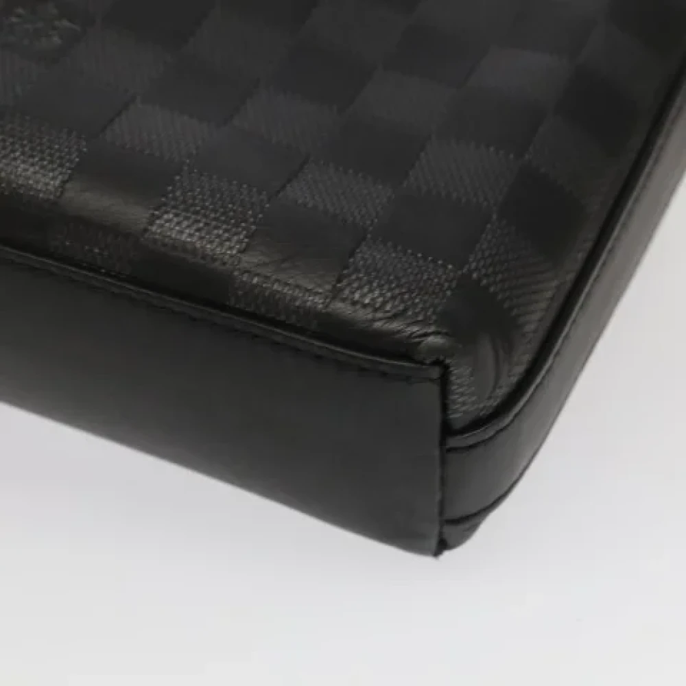 Louis Vuitton Vintage Pre-owned Leather shoulder-bags Black Dames