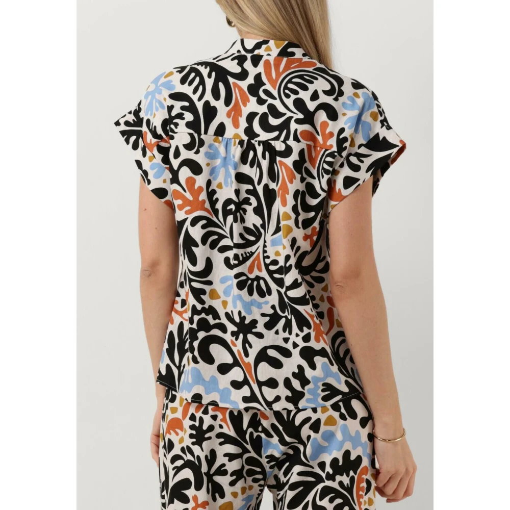 Suncoo Kleurrijke Print Blouse Lison Multicolor Dames
