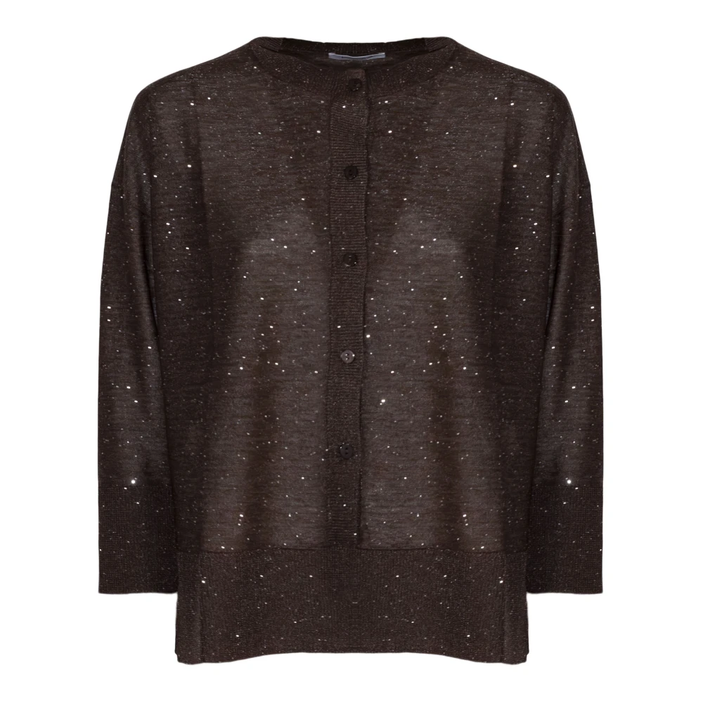 Kangra Women's Brown Jumper - Cardigans - M - Knitwear