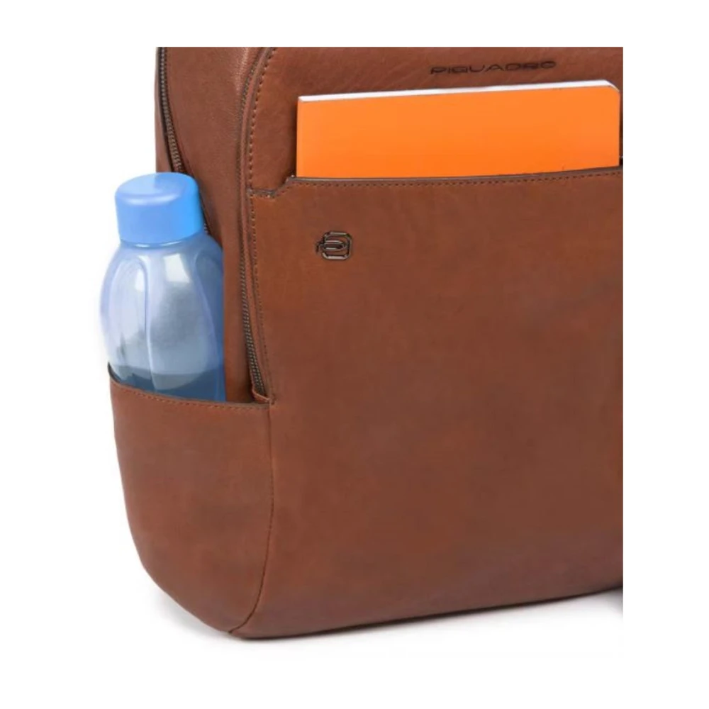 Piquadro Donkerbruine Bucket Bag Rugzak Upgrade Brown Heren