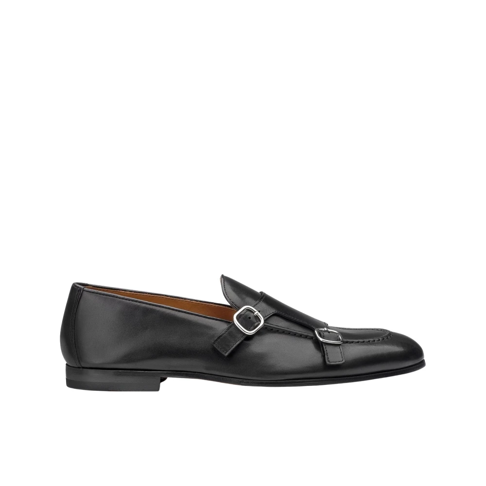 Doucal's Black Loafers, Male, 6 Uk, Buckle Loafer