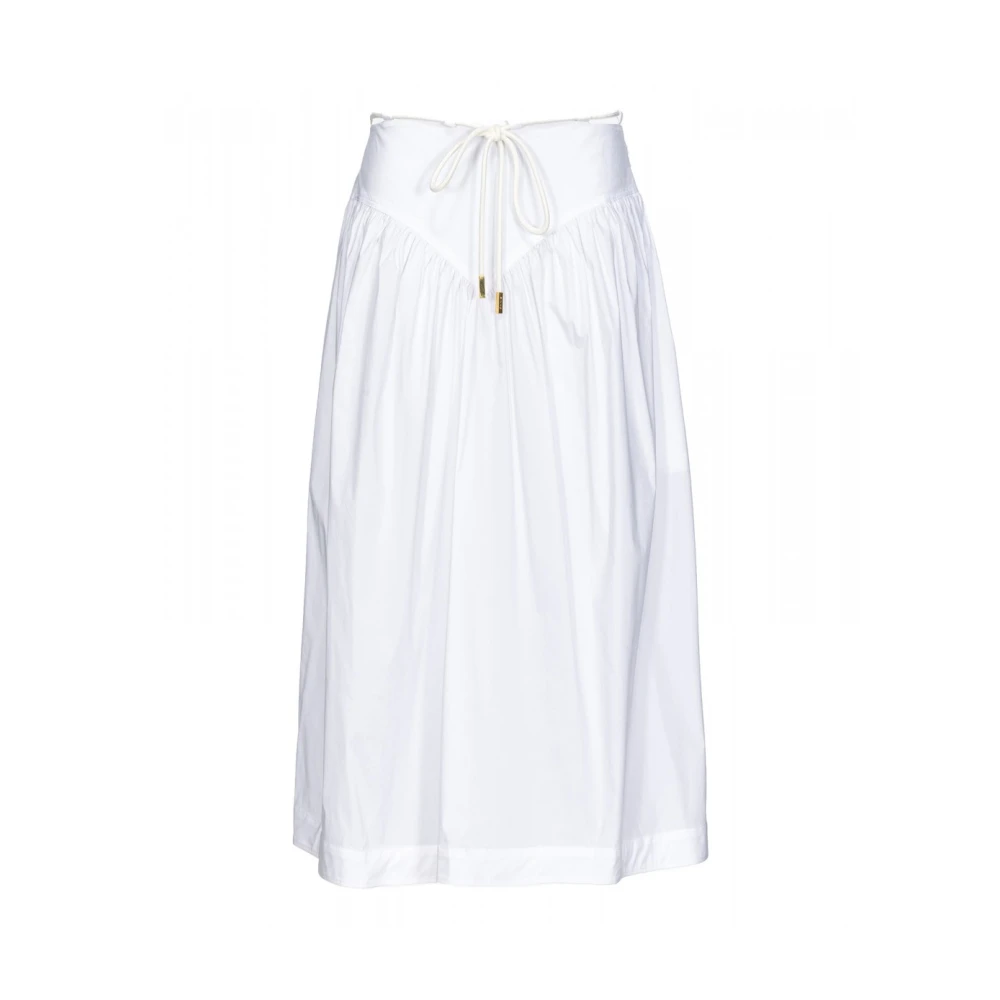 pinko Grinch Witte Midi Rok White Dames