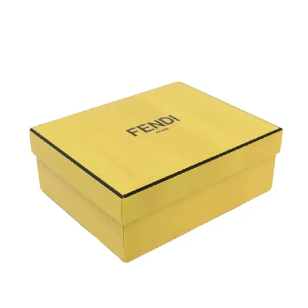 Fendi Vintage Pre-owned Leather clutches Blue Dames