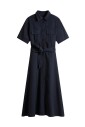 robe-chemisier-bleue-tissu-lyocell