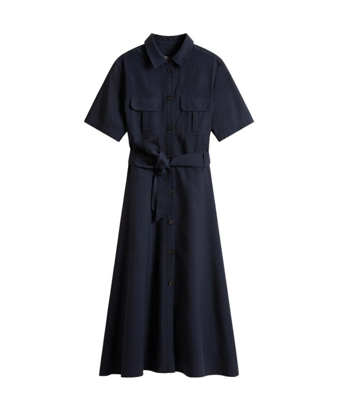 robe-chemisier-bleue-tissu-lyocell