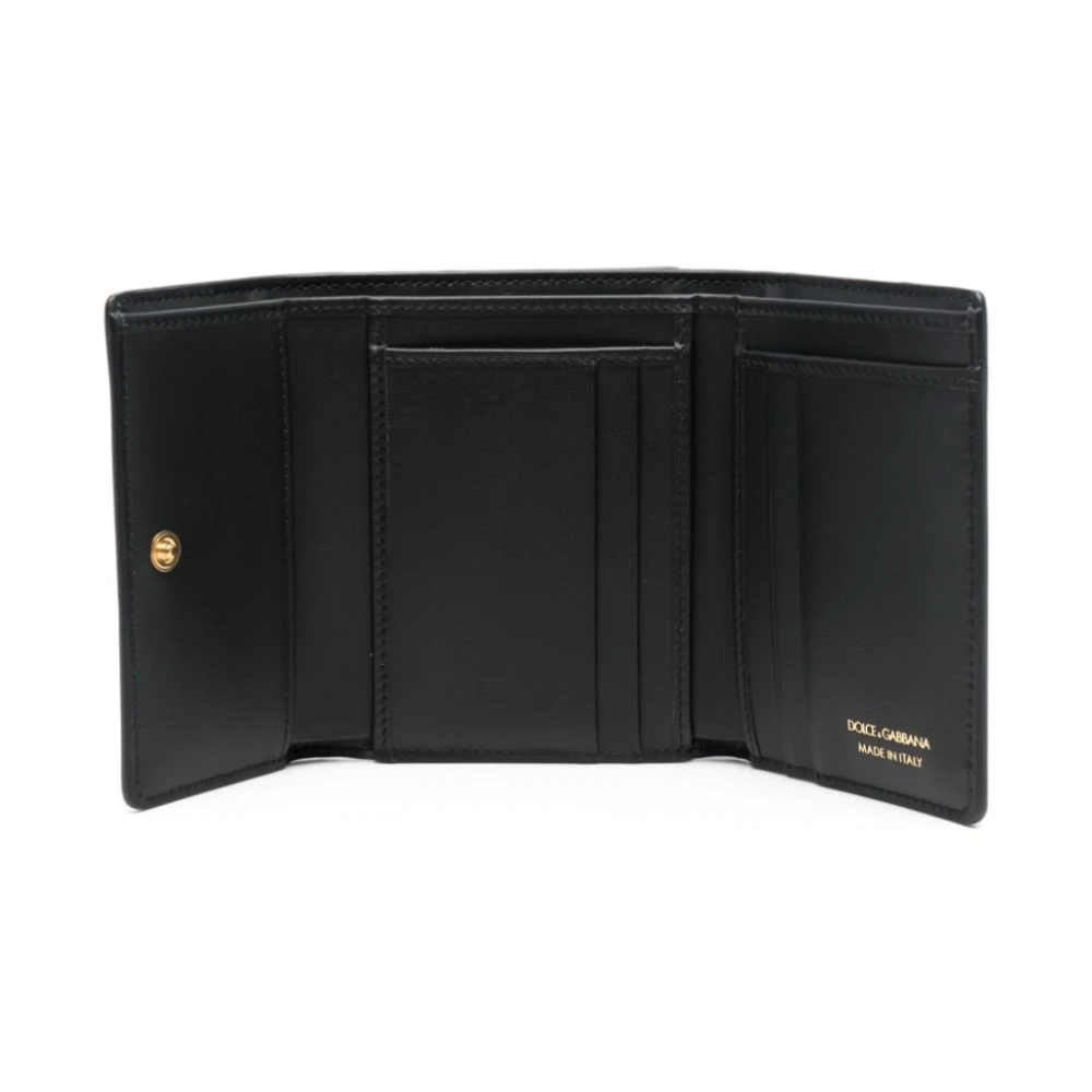 Dolce & Gabbana Zwarte Portemonnee Dames Accessoires Black Dames