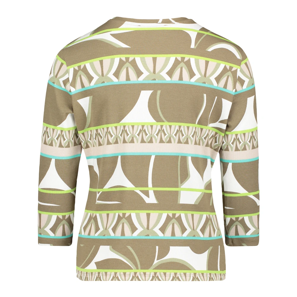 Betty Barclay Gestreepte shirtjas met ribstructuur Multicolor Dames