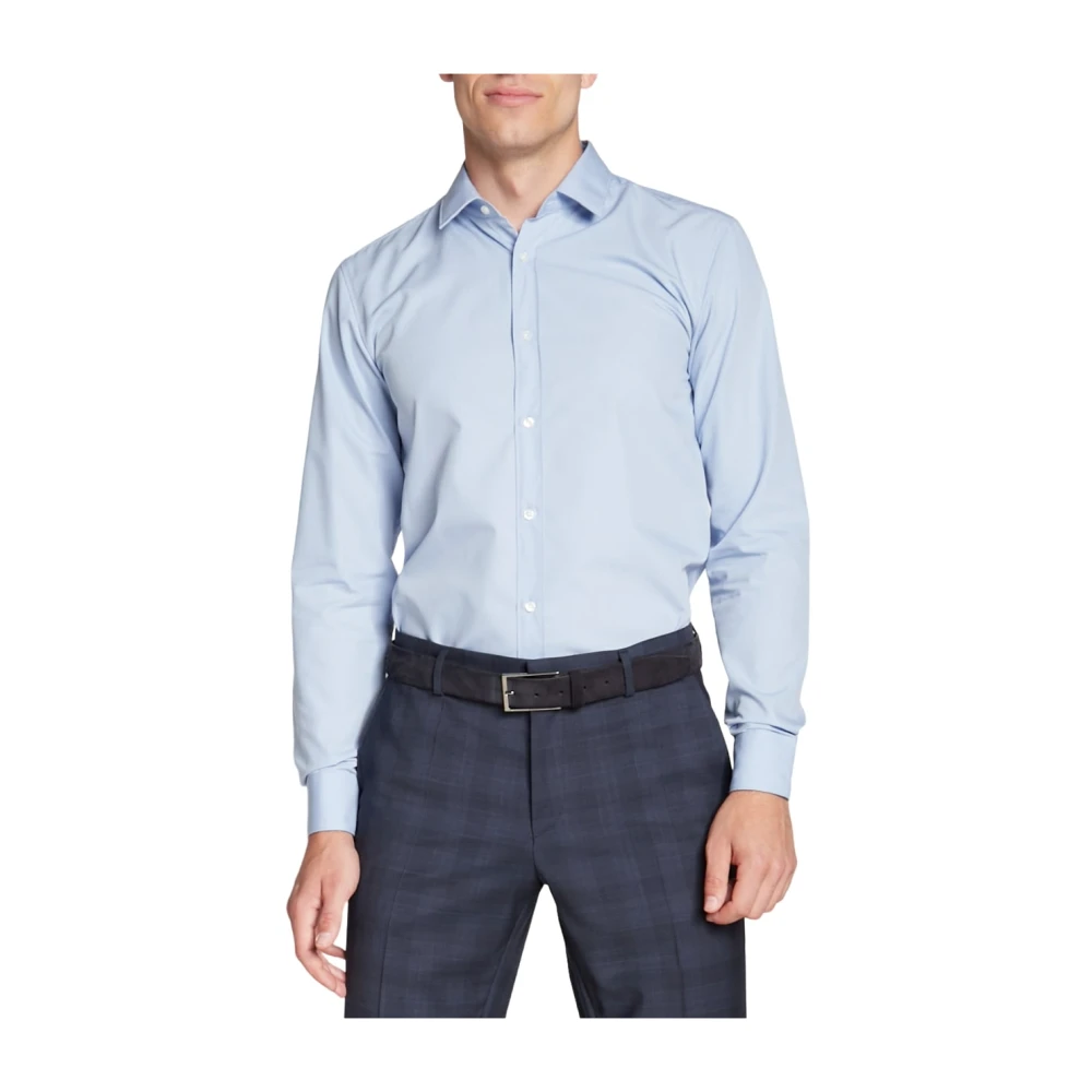 Hugo Boss Lange mouwen overhemd Blue Heren