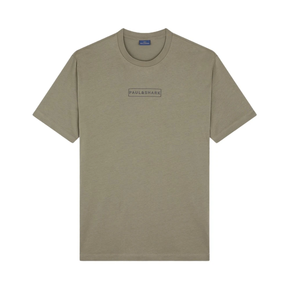 PAUL & SHARK Gebreide Crew Neck T-shirt Green Heren