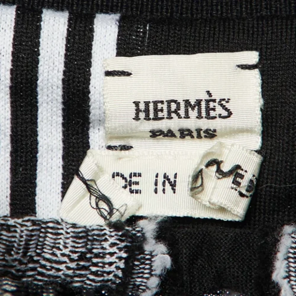 Hermès Vintage Pre-owned Knit dresses Black Dames