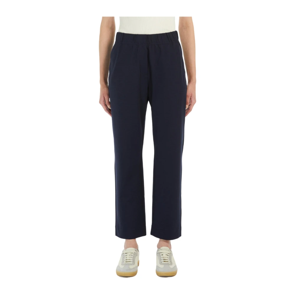 Max Mara Weekend Straight Broek voor Vrouwen Blue Dames