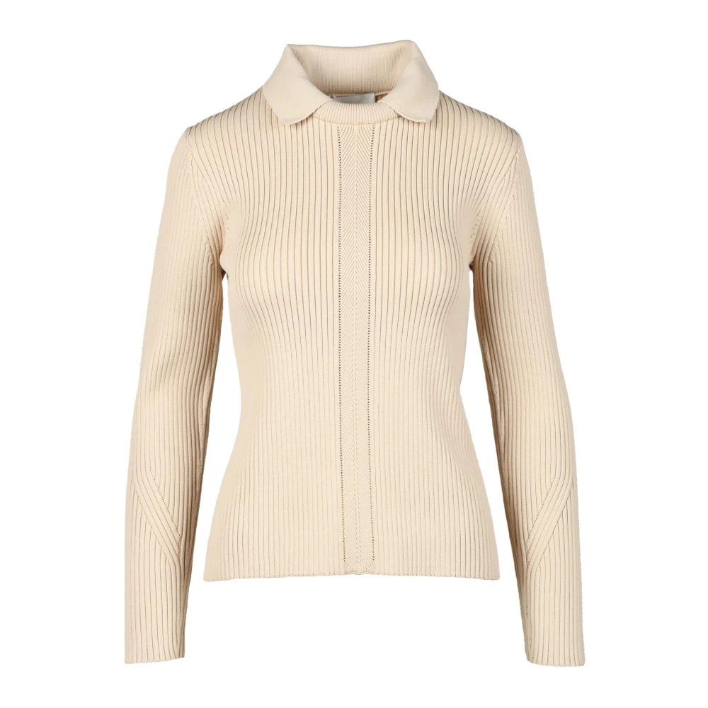 TORY BURCH Stijlvolle Gebreide Trui Beige Dames
