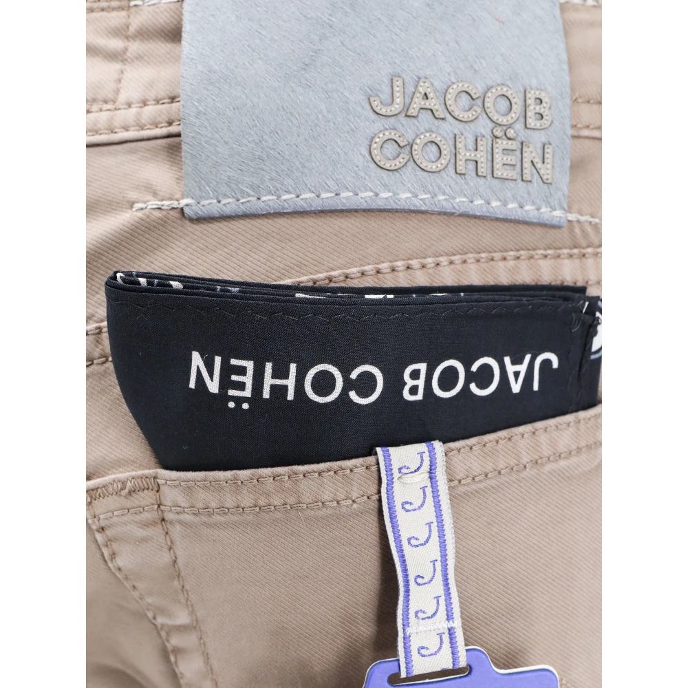 Jacob Cohën Beige Broek met Knoopsluiting Beige Heren