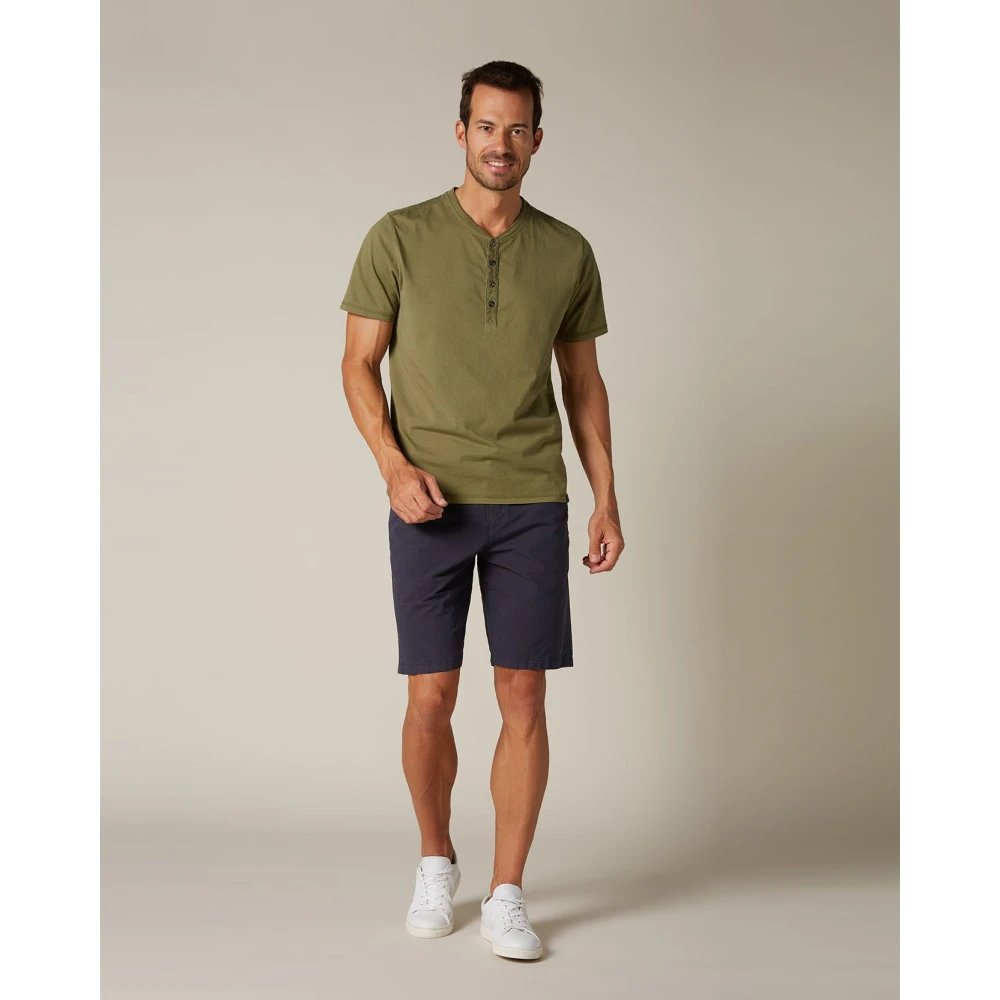 7 For All Mankind Shorts de sport décontractés pour hommes Blue Heren