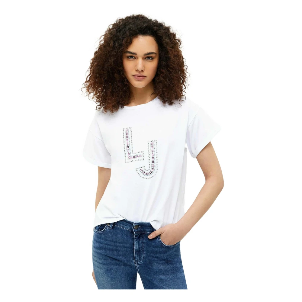 Liu Jo Elegante en Comfortabele T-Shirt White Dames