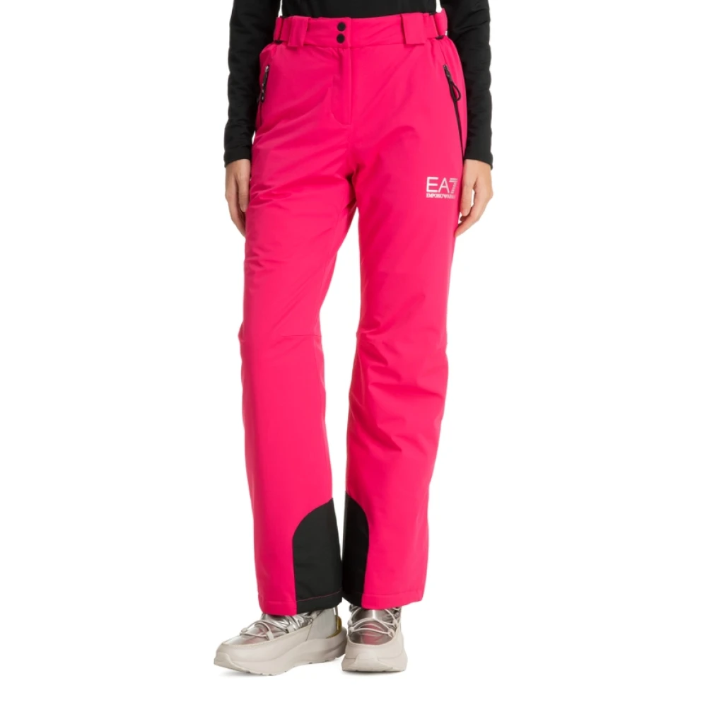 Emporio Armani EA7 Ski Trouses Pink Dames