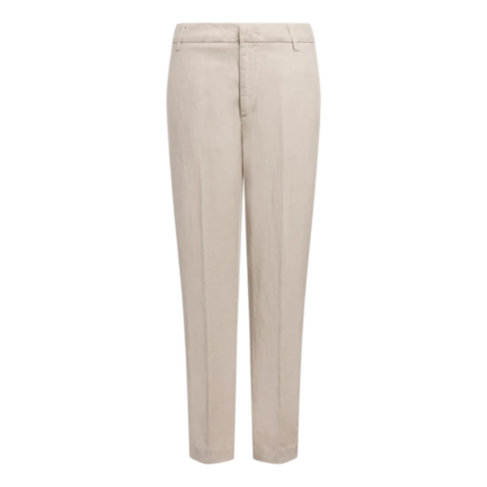 Dondup Donna Beige Pantaloni, W28, New,