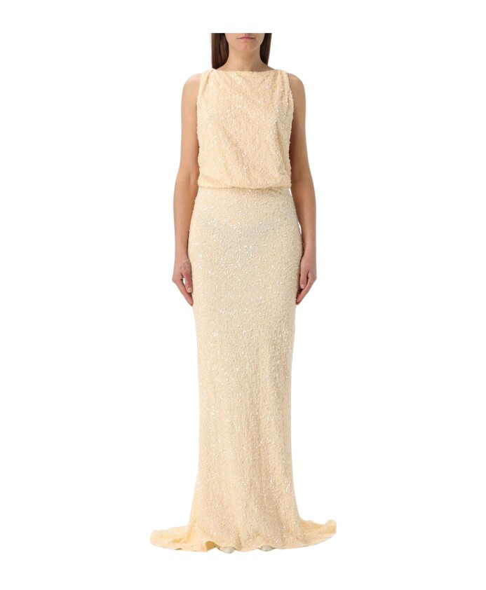 robe-de-soiree-jaune-a-sequins