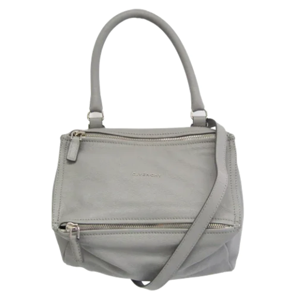 Givenchy Pre-owned Leather handbags Gray Dames