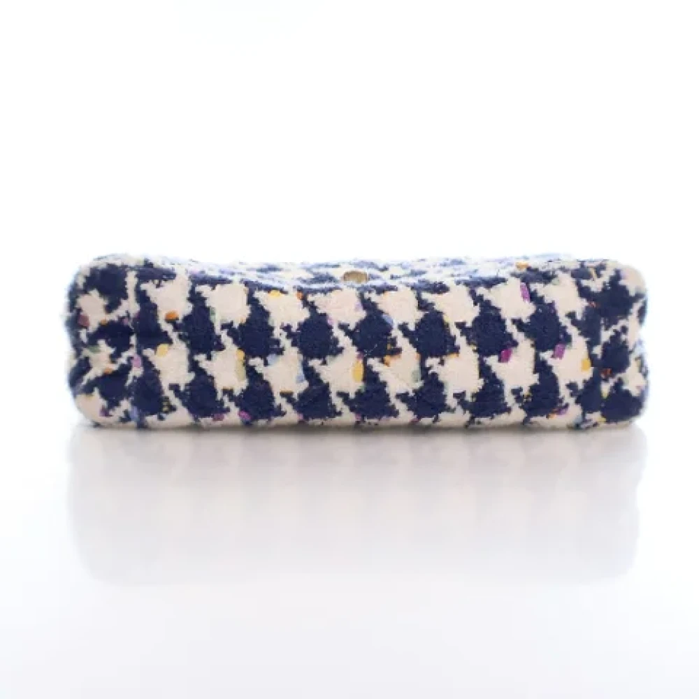 Chanel Vintage Pre-owned Wool chanel-bags Blue Dames