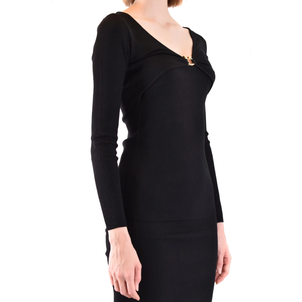 pinko Zwarte Trui voor Dames Aw23 Black Dames