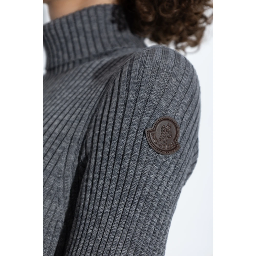 Moncler Wollen jurk Gray Dames
