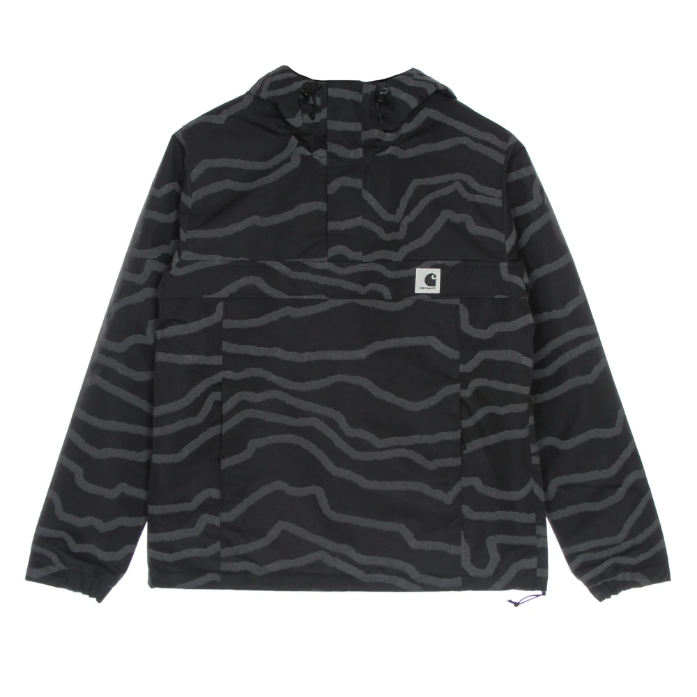 Carhartt Wip Nimbus Deep Freeze Pullover Jacka Black, Dam