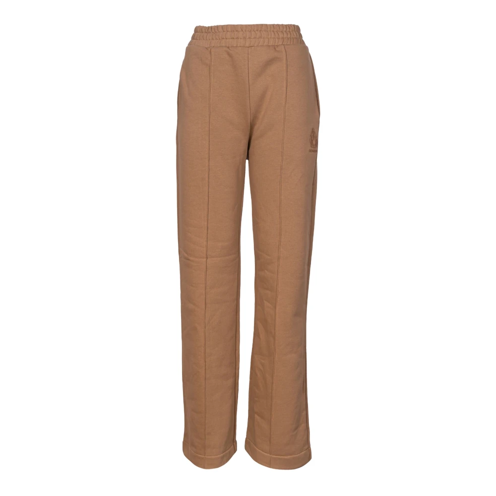 Dondup Women's Brown Wide Trousers - Wide Trousers - L - Trousers