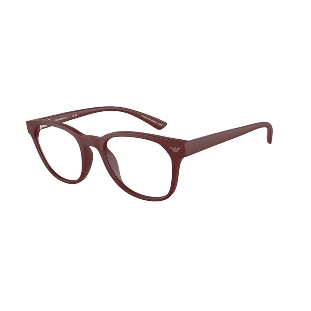 Emporio Ar i Rood Montuur Zonnebril Red Unisex