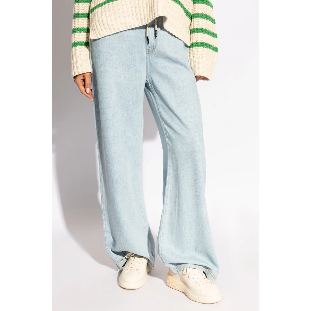 Munthe Jeans met strikken Blue Dames