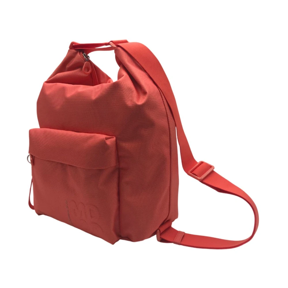 Mandarina Duck Omzetbare Schoudertas Rugzak Md20 Red Dames