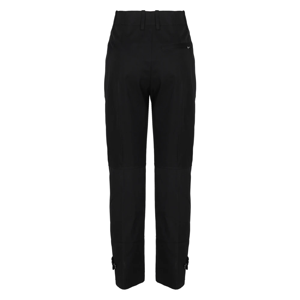 Bottega Veneta Blauwe Katoenen Broek met Zakken Blue Dames