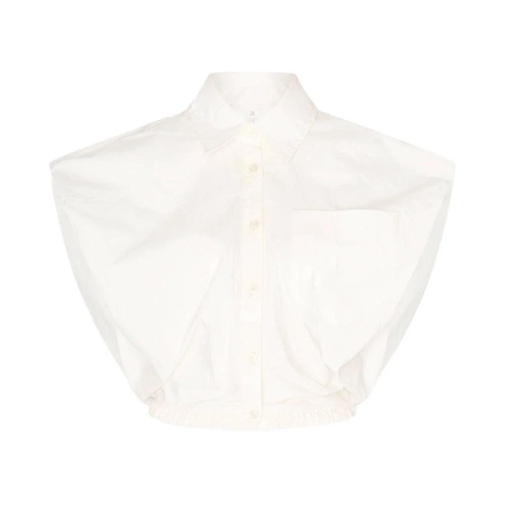 Aimée the Label Billie2 Gilet Vest Stijlvolle Mode White Dames
